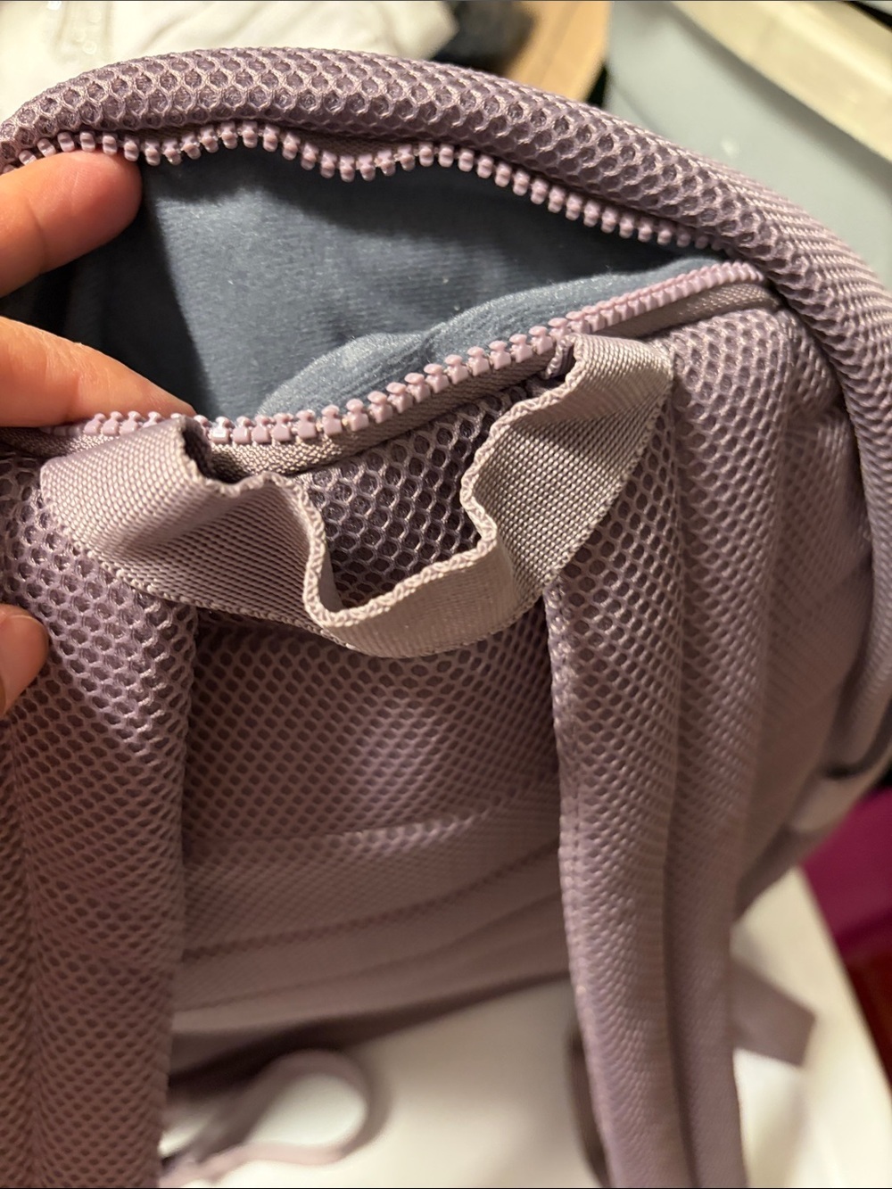 adidas Mauve Mesh Backpack - Picture 10 of 15